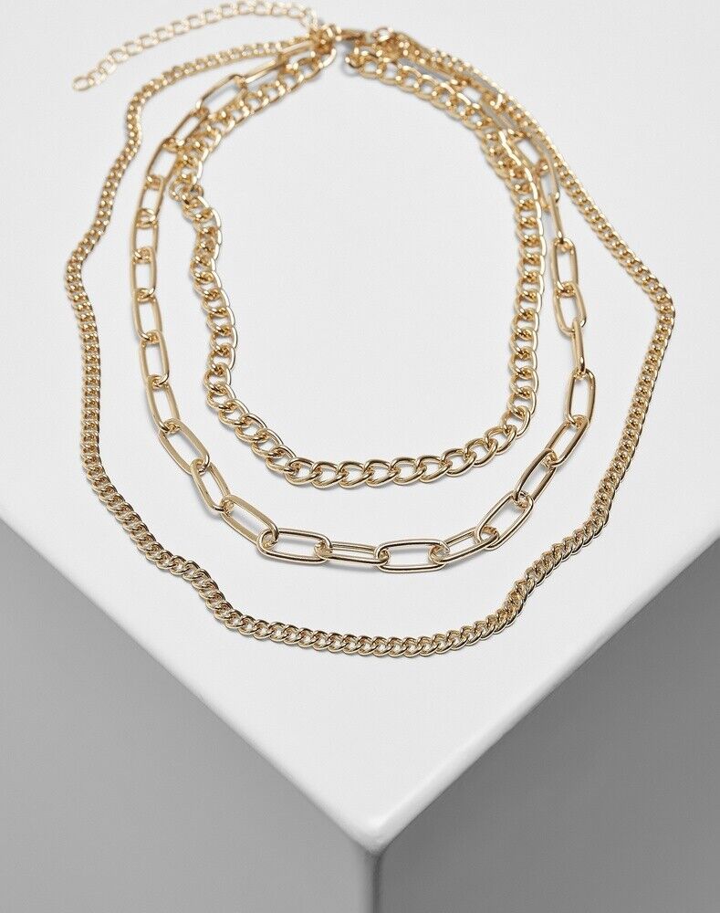 Urban Classics Kette Layering Chain Necklace Gold | eBay | Ketten ohne Anhänger