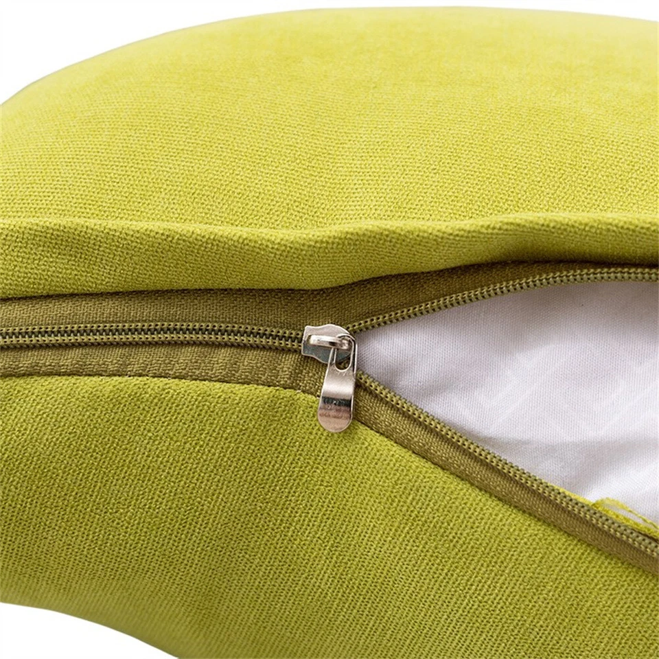 Stylish Triangle Cushion Cover Home Sofa Bed Office Throw Pillowcase Decor 18'' - Image 2 of 3