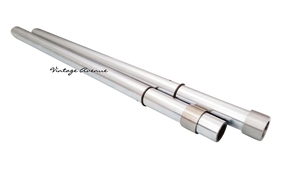 TUBO TUBO INTERIOR HORQUILLA DELANTERA YAMAHA DT80 GTMX GT1 GT80 L+R 1 PAR (TIPO 2 RESORTES) Foto 3 de 4