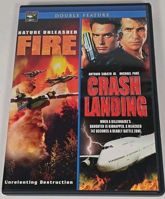 Nature Unleashed: Fire & Crash Landing DVD 2009 Double Feature Action Disaster 
