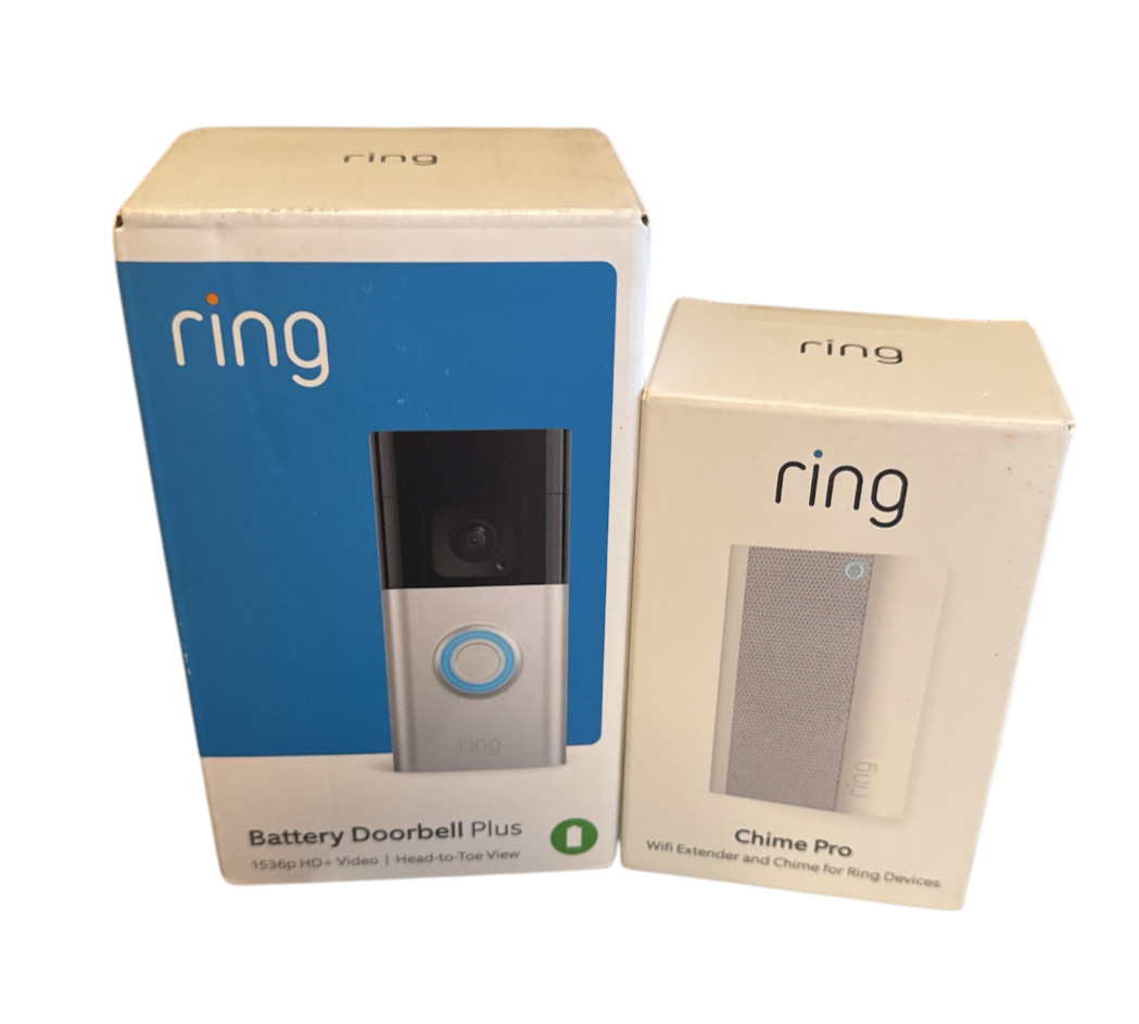 Ring Battery Doorbell Plus 1536p HD+ Video Head-2-Toe View C