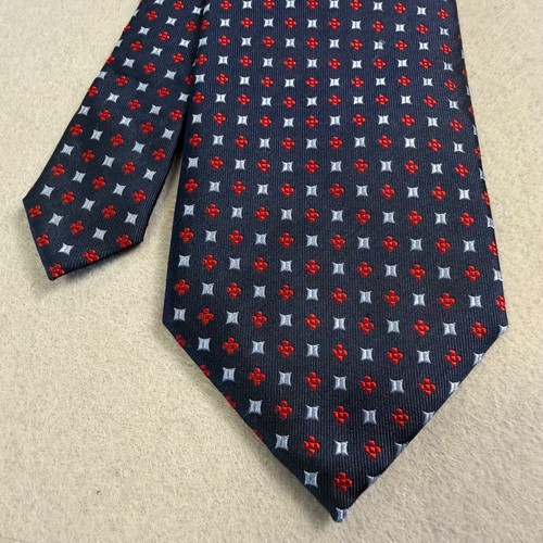 Vintage Harrods Knightsbridge Silk Tie Foulard Pattern 59 x 3 3/4”