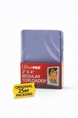 Ultra Pro Toploader 3x4 Regular 25 Stück Kartenhüllen Pokémon Yu-Gi-Oh Neu OVP