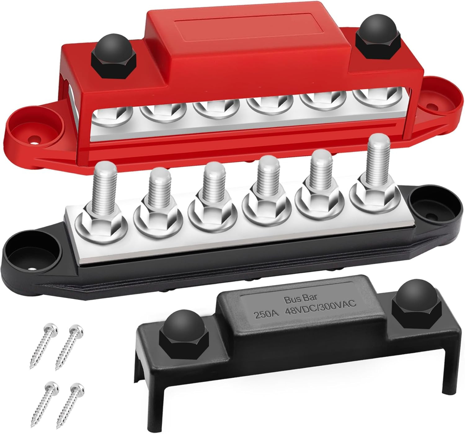 250A Bus Bar 12V Marine 1/4