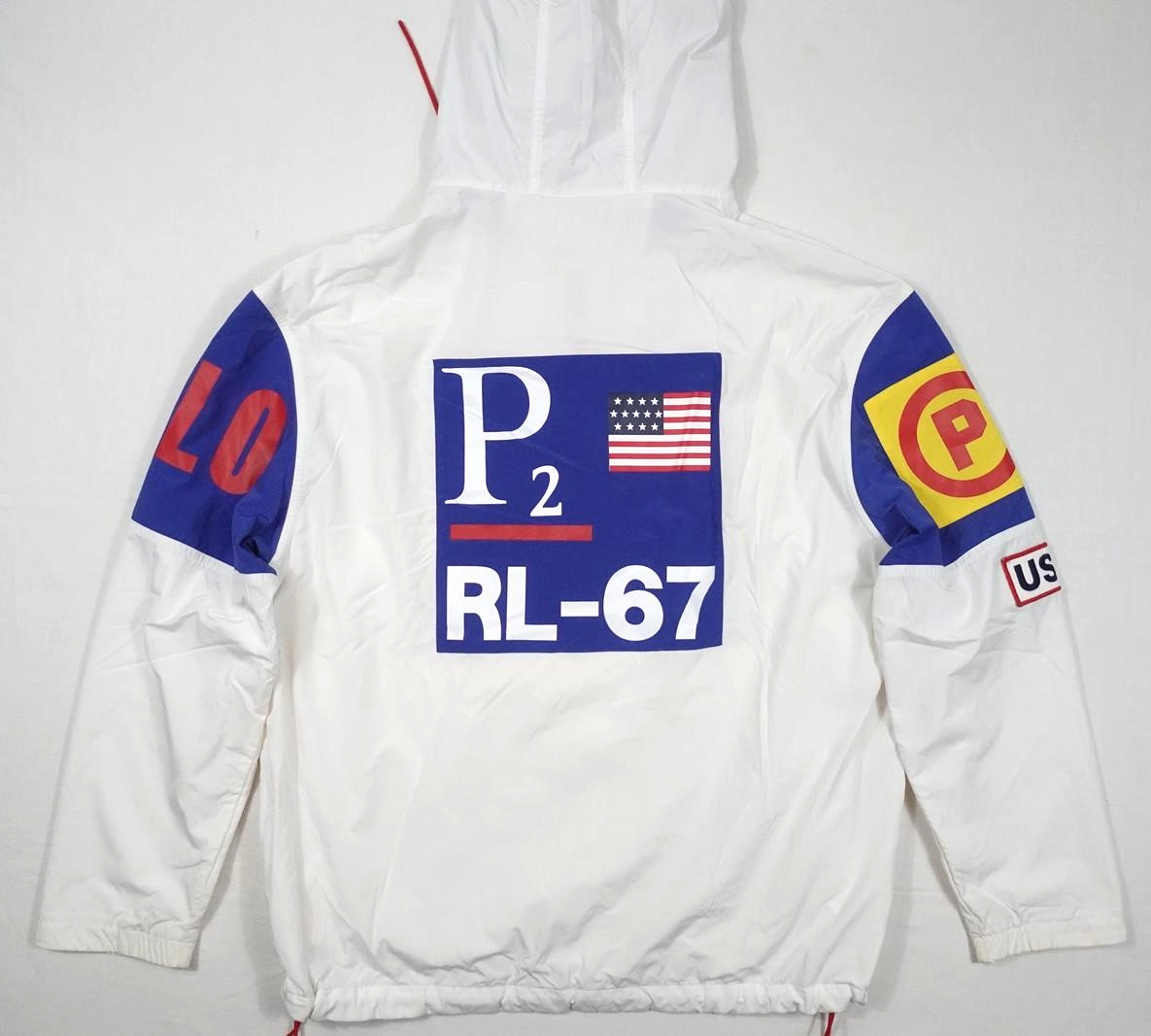 Polo Ralph Lauren Jacket Windbreaker Pullover CP-93 USA Regatta Sailing RARE M thumbnail 2
