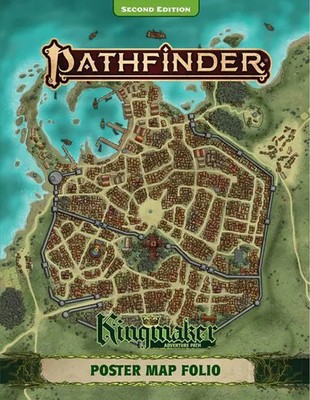 Pathfinder Kingmaker Poster Map Folio | Rob Lazzaretti | Englisch | Spiel | 2022