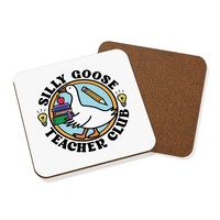 Gift Base Silly Goose Teacher Club Untersetzer GeträNkematte 9X9Cm Geschenk