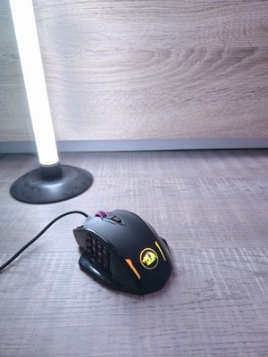 Red Dragon Mouse M908 | Schwarz | | 12 Extra Tasten | 12400 DPI | Inkl. OVP