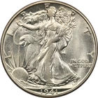 1941-S Walking Liberty Half Dollar 50C, Uncirculated BU