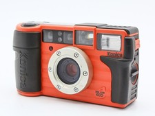 [Exc+5] Konica Genba Kantoku 35 WB ECO 35mm Film Camera Orange = From JAPAN