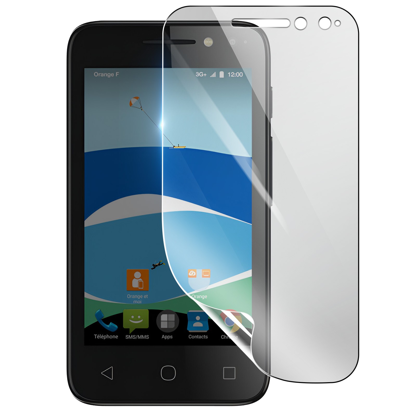 Protection Écran Orange Rise 31 Haute Résistance en Hydrogel Transparent Premium