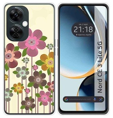 Funda Silikon Für Oneplus Nord Ce 3 Lite 5G Design Frühling In Blüte Zeichnungen