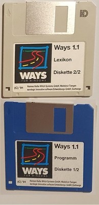 Ways 1.1 für Windows - Lexikon - 2 Disketten - Hannes Keller Witch Systems AG