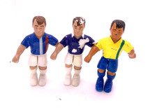 3 Fussball Maskottchen Spieler France 98 WM Frankreich 1998 7cm Italia Brasilien
