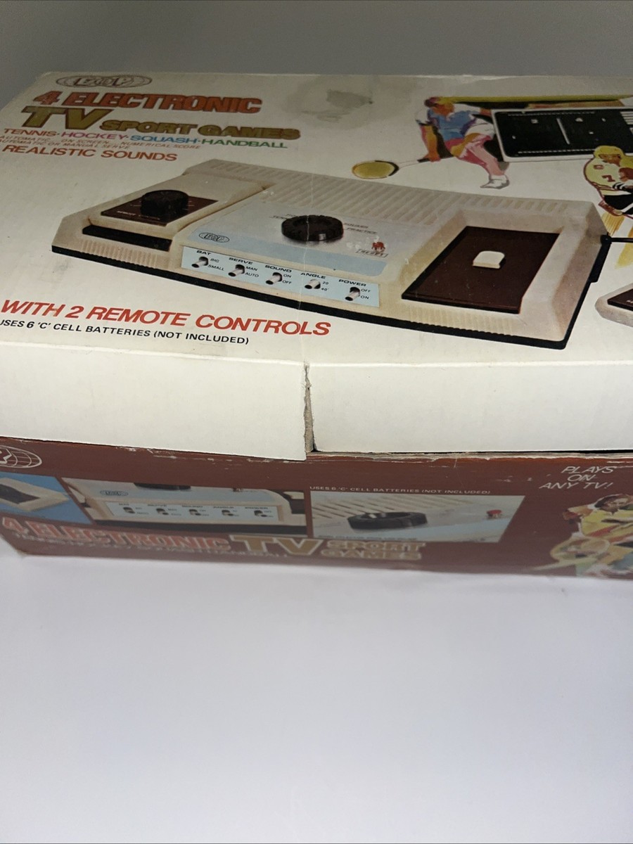 E&P EP800 Sharp Magnavox 4 Sports Electronic Video Games 1977