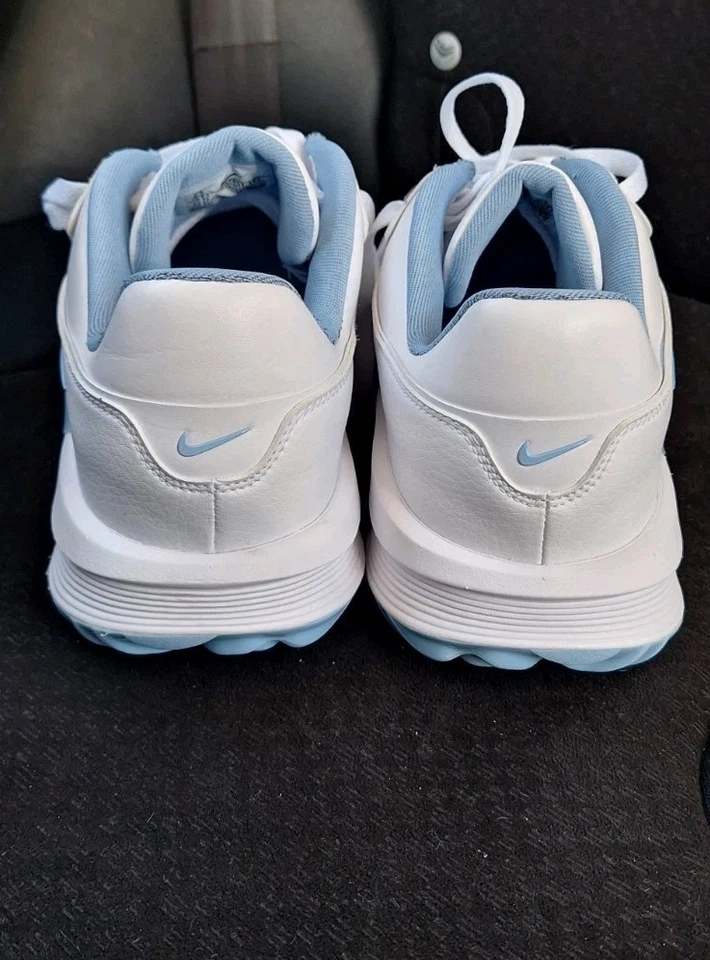 Zapatos de golf Nike Victory Pro 4 para hombre blancos azules talla 9,5 FZ7611-101 cuero Foto 3 de 4