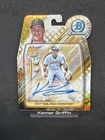 2024 Bowman Chrome: KONNOR GRIFFIN Rookie AUTO In Action GOLD Mini Diamond #4/50