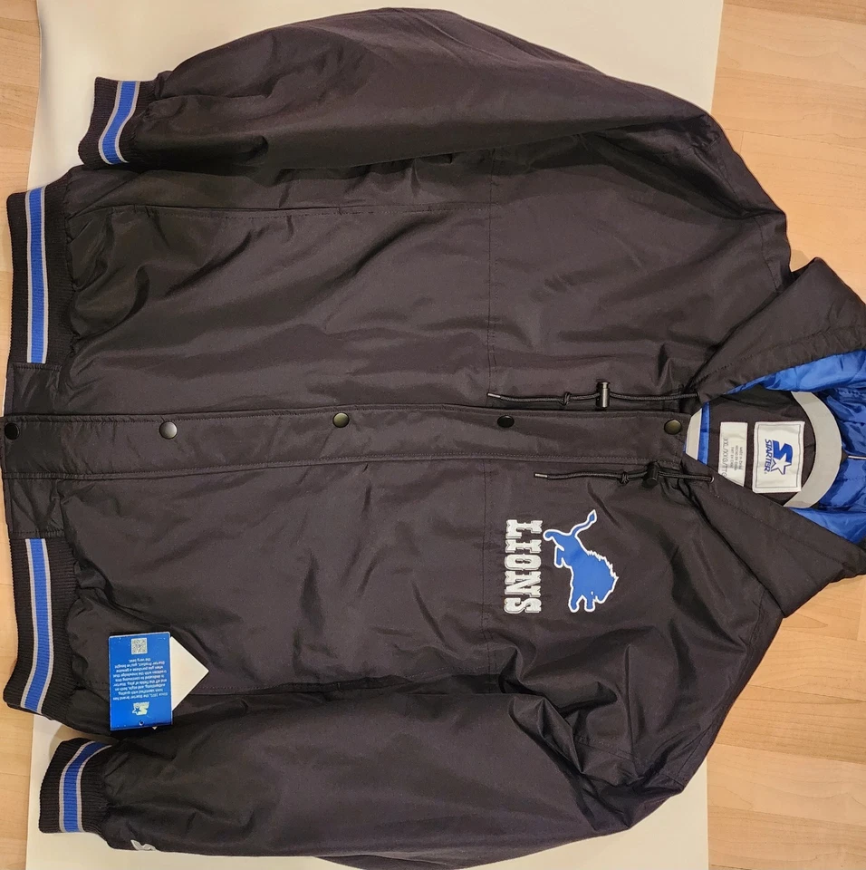 Chaqueta parka Starter de Detroit Lions para hombre Foto 2 de 4