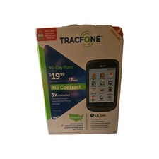 LG 306G Black TracFone, 3.2" Touchscreen, 3g/wifi Capable