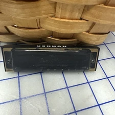 Vintage German Hohner Pro Harp MS Harmonica Key Of A Made In Germany No Case