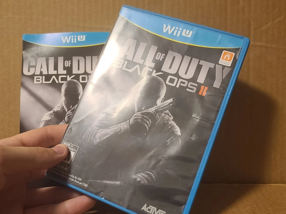 Call of Duty Black Ops II 2, NO GAME, Case And Manual Only (Nintendo Wii U) Foto 2 de 3