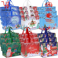 GeschenktüTen Weihnachten 18 StüCk 40X36X15Cm Wiederverwendbar Non Woven Mit