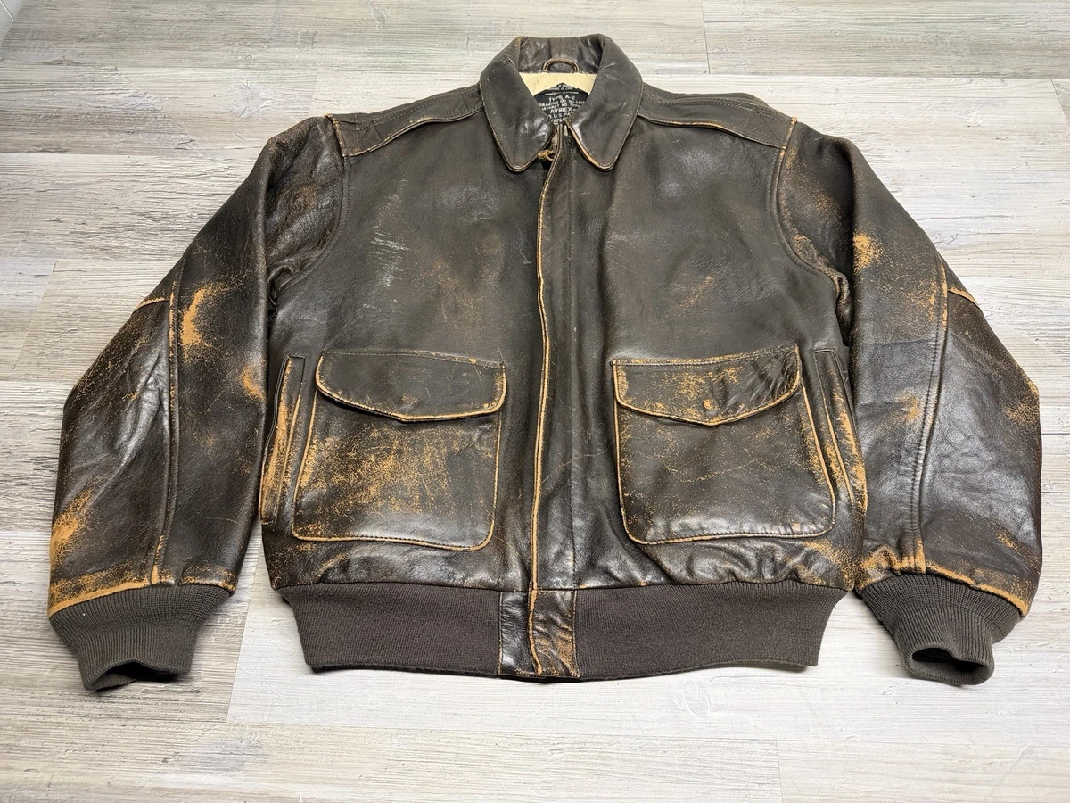 Avirex A2 Flight Jacket In Men'S Coats & Jackets for sale - eBay