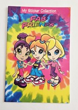 Vtg Lisa Frank My Sticker Collection Album Fab Friends girls Book