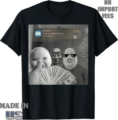Tung Tung Tung Sahur, John Pork, AI Baby Funny Meme Brainrot T-Shirt,Unisex  Tee