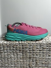 Hoka One One Women Rincon 3 Shoes Pink Blue Sneakers 1119396PPAT Size 7.5B