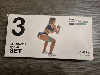 Exercise Workout Bands Resistance Bands for Women, 3 Resistance Levels