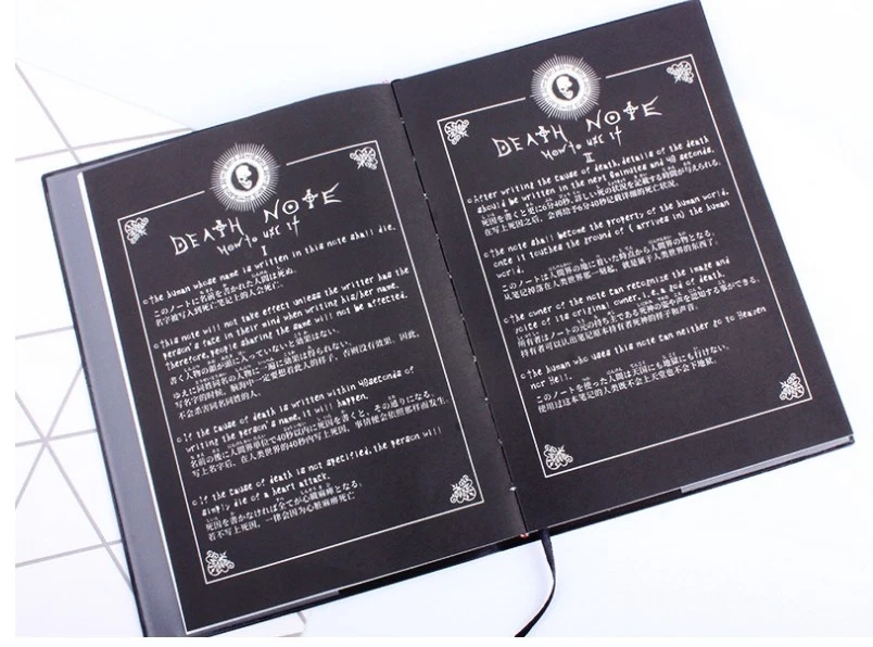 Death Note Cosplay Notizbuch mit Federstift Buch Anime Theme Writing Journ DE - Bild 4 von 4