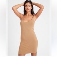 Banana Republic-XS-beige/tan-camisole layering slip/slip dress.Adjustable straps