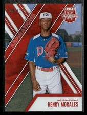 2017 Panini Elite Extra Edition #171 Henry Morales Aspirations Orange #/100