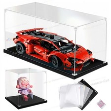 Clear Acrylic Display Case Dustproof Box for Action Figures Models Collectibles