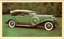 1930 Duesenberg Model J Le Baron Phaeton Educational Card - Henry Austin Clark