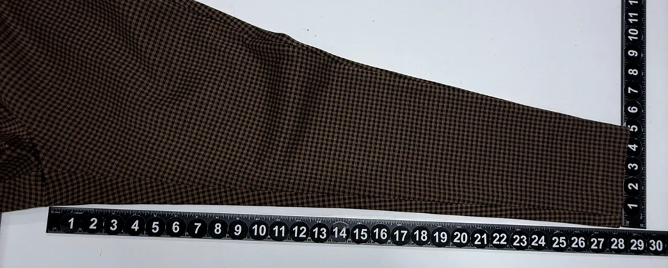 J Jill Ponte Leggings Mujer XL Marrón Negro Cuadros Cuadros Pull On Medidas 35X28 Foto 4 de 4