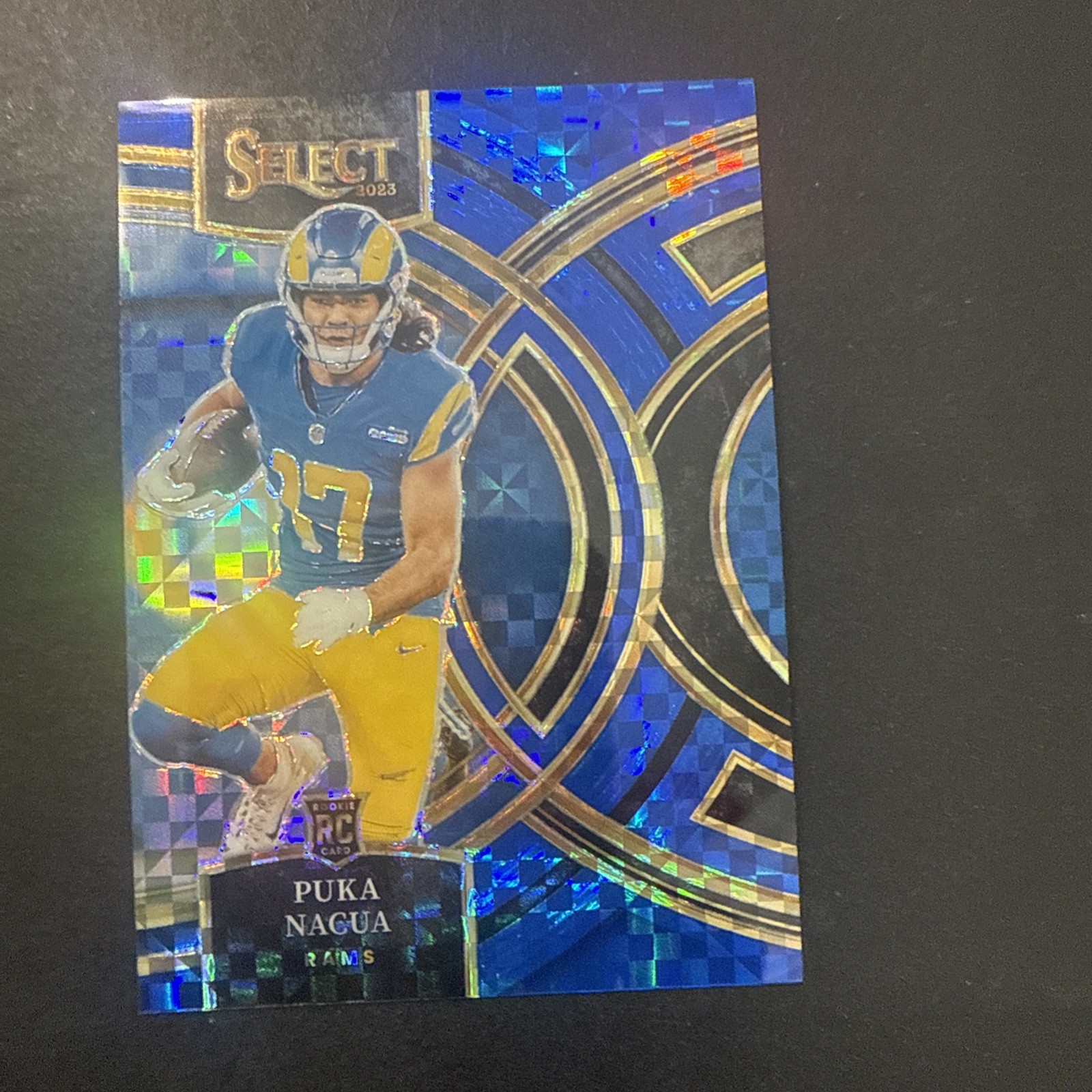 Puka Nacua 2023 Panini Select #199 Premier Level Blue Prizm 48/149 🔥🔥