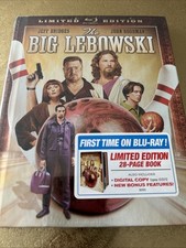 The Big Lebowski Blu-ray Disc, 1998, WS Limited Edition DigiBook New, Sealed
