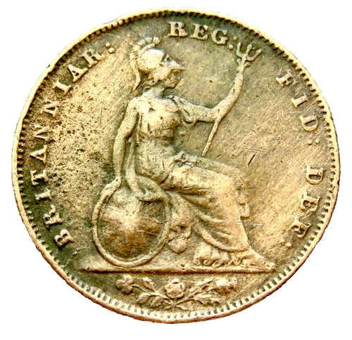 1848 Victoria Farthing — photo from the most recent tracked eBay sale