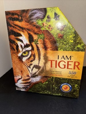 Madd Capp TIGER 550 Piece Shaped Puzzle New Sealed Free Shipping