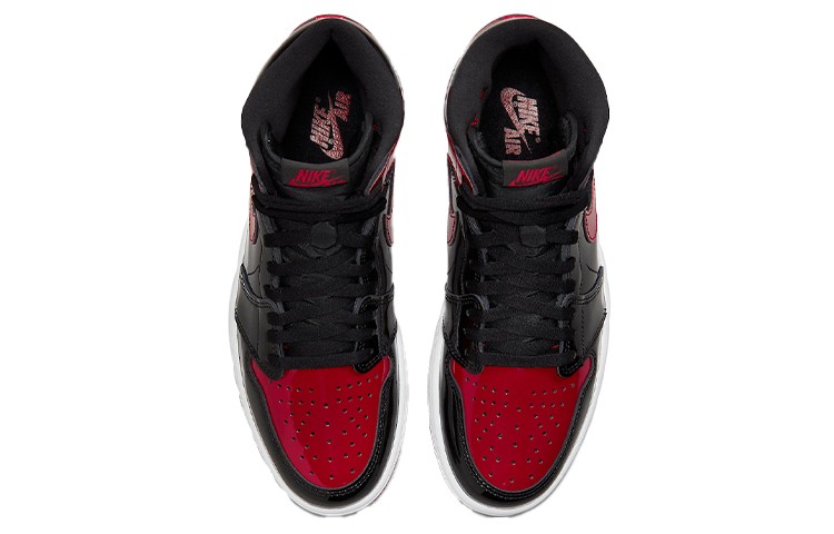 Size 9 - Jordan 1 Retro OG High Patent Bred for sale online | eBay