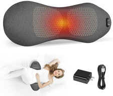 3-in-1 Heated Back Massager with Vibration Traction, USB Powered