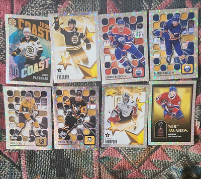 Topps 2025-26 NHL Sticker Album Hologram Sticker Lot McDavid Pastrnak Crosby