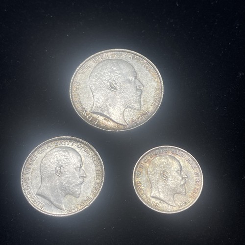 1902 Silver Proof 6-coin Set Crown to 3D Edward VII - Silver coin set - Picture 16 of 19