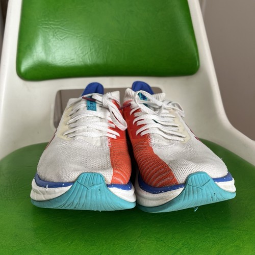 Hoka One Carbon X 3- Men’s Running Shoes Sneakers Size Us 10D UK 9.5 Blue Orange - Picture 2 of 8