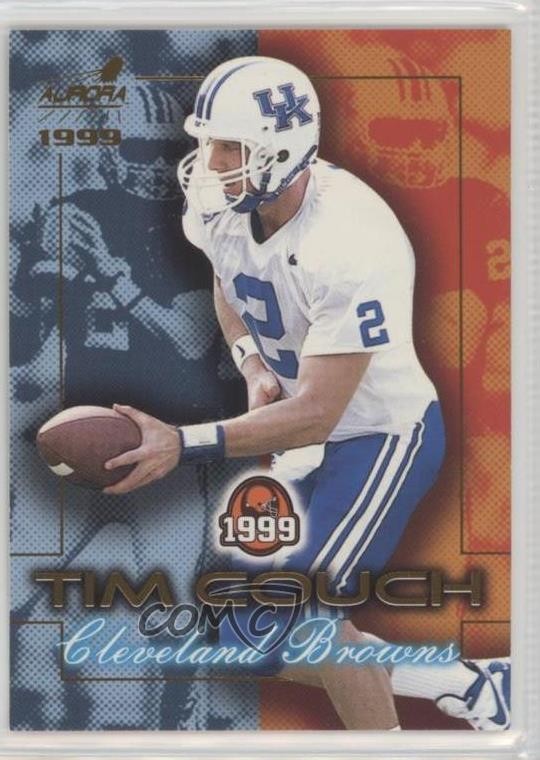 1999 Pacific Aurora Championship Fever Tim Couch #3 Rookie RC 0q3