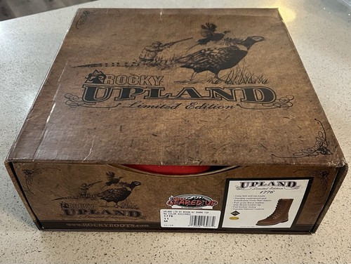 🔥NEW ROCKY UPLAND LIMITED EDITION BISON Leather Boots, MEN'S SIZE 11-M, RARE - Picture 2 of 11