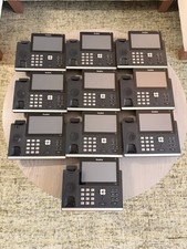 Yealink SIP-T48S IP Office Phones LOT OF 10 NO HANDSET/NO STANDS U2