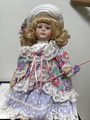 人形 PORCELAN DOLLS Soft Expressions Genuine Fine Porcelain Doll Hand Painted 16” | eBay